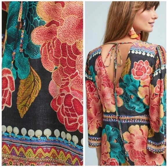 Anthropologie Farm Rio Rosario Maxi Dress - Picture 2 of 9